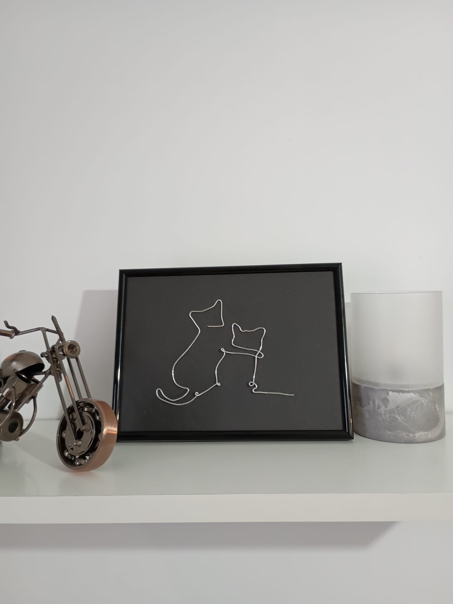 Tablou decorativ – Siluetă pisici