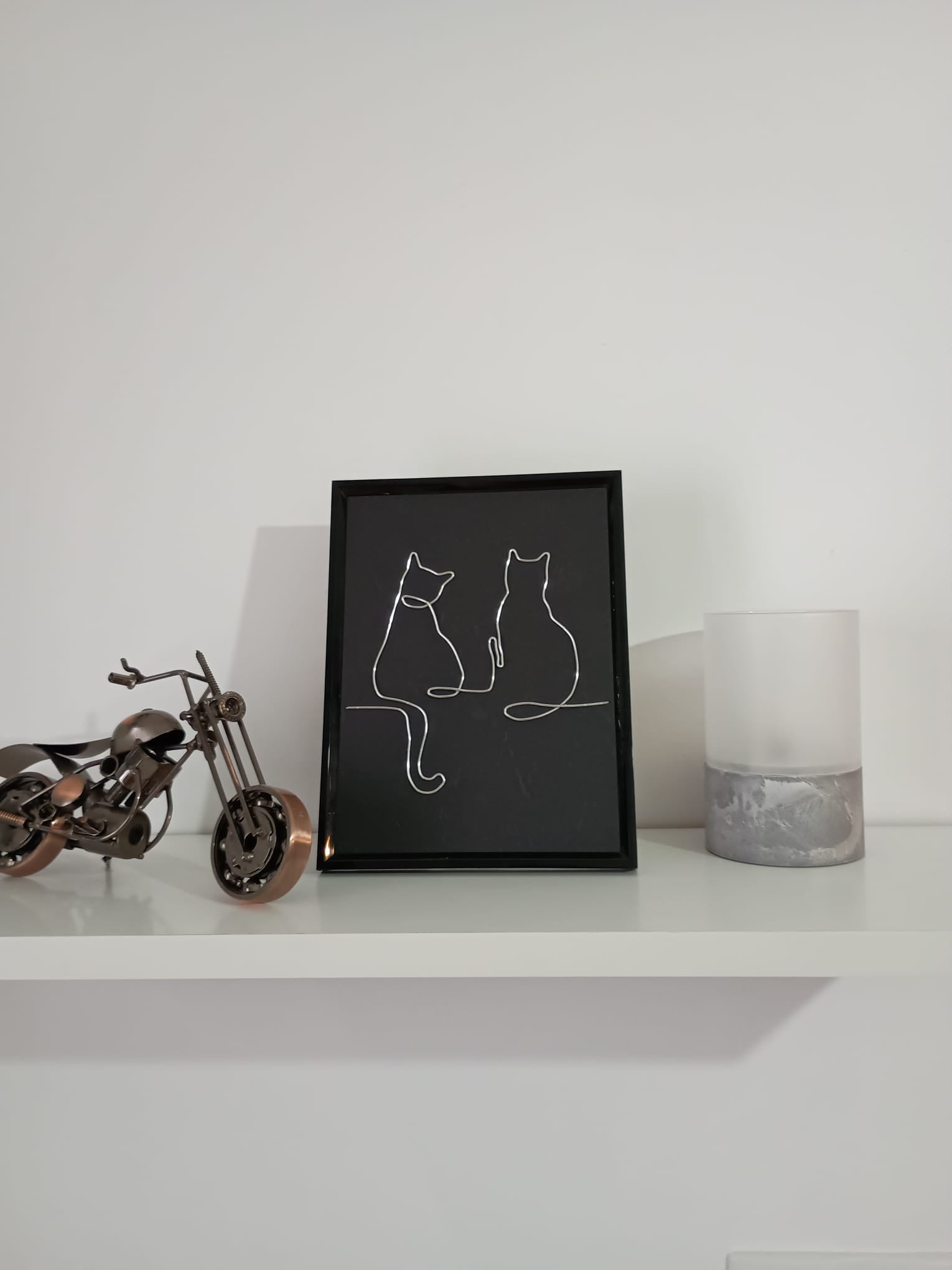 Tablou decorativ – Siluete pisici