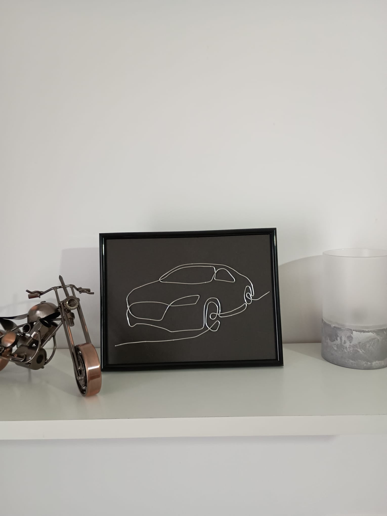 Tablou decorativ – Siluetă mașină sport