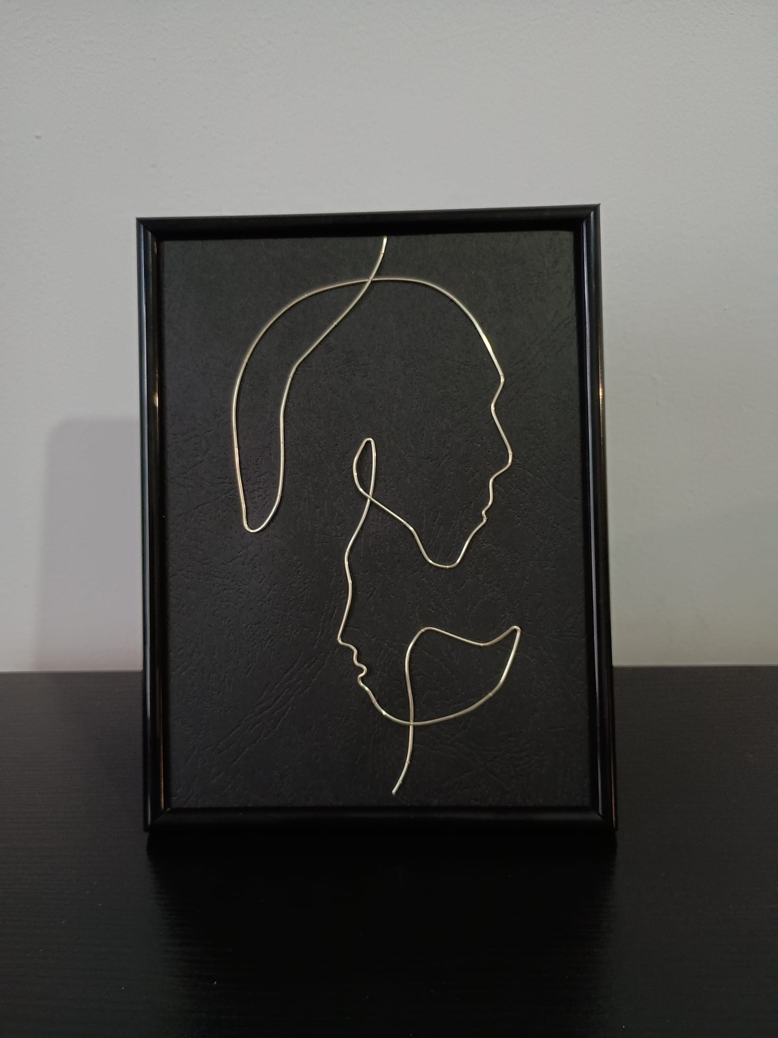 Tablou decorativ – Siluetă portret dublu