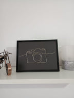 Tablou decorativ – Siluetă aparat foto