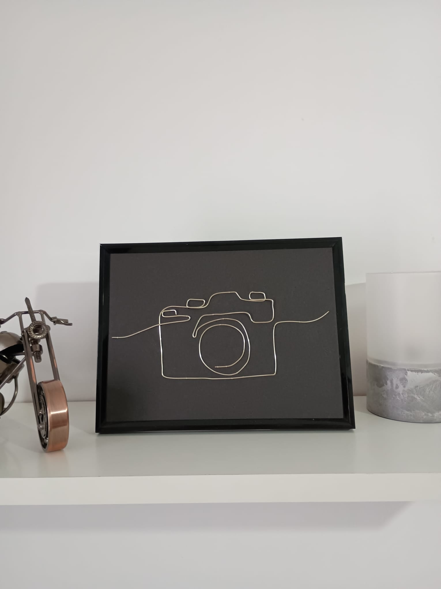 Tablou decorativ – Siluetă aparat foto