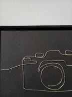 Tablou decorativ – Siluetă aparat foto