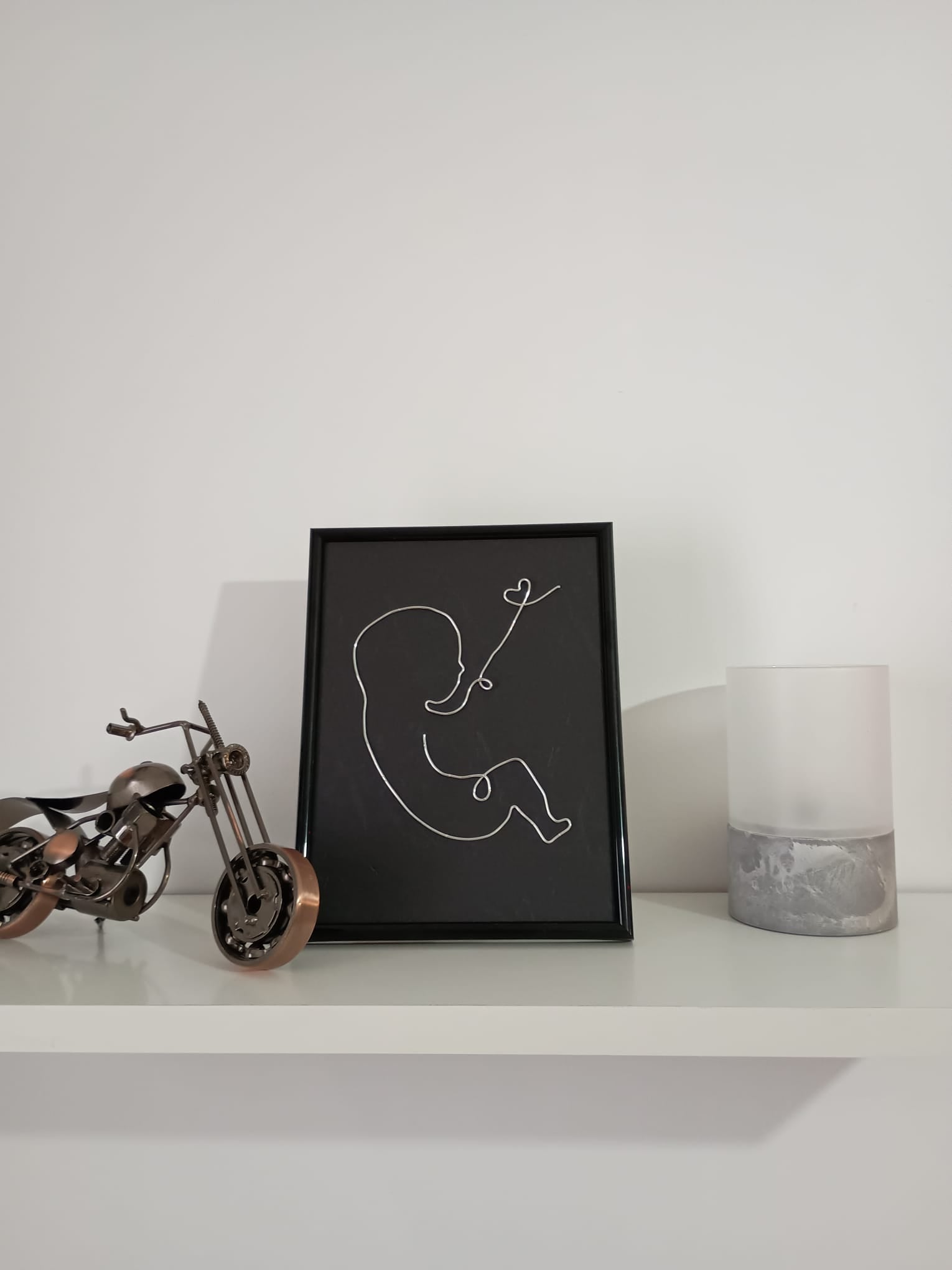 Tablou decorativ – Siluetă bebeluș
